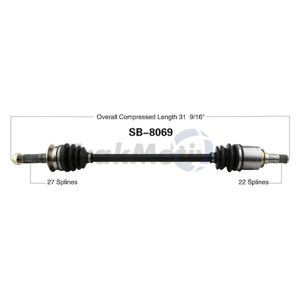 Surtrack Axle Cv Axle Shaft, Sb-8069 SB-8069 - main